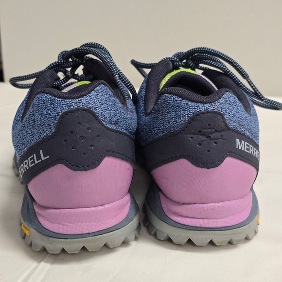 Merrell Shoes Womens 8 Trail Running QFORM2 Vibram Multi Color Lightweight Grip - Picture 3 of 10